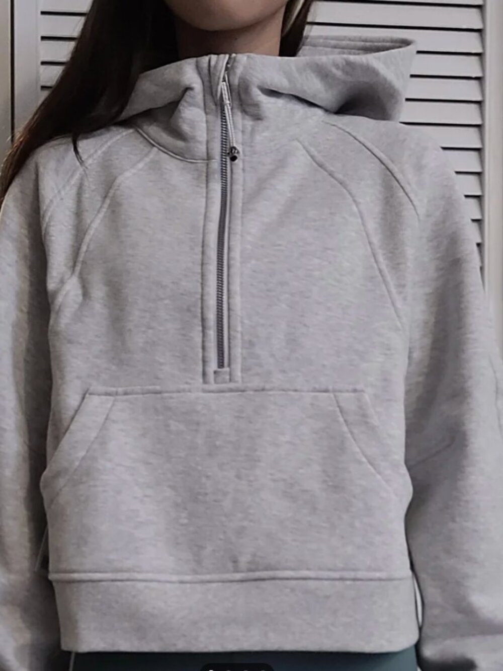 Lululemon Half-Zip Hooded Cropped Oversized Scuba Sweatshirt xs/s